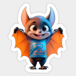 Funny Australian Flying Fox Sticker